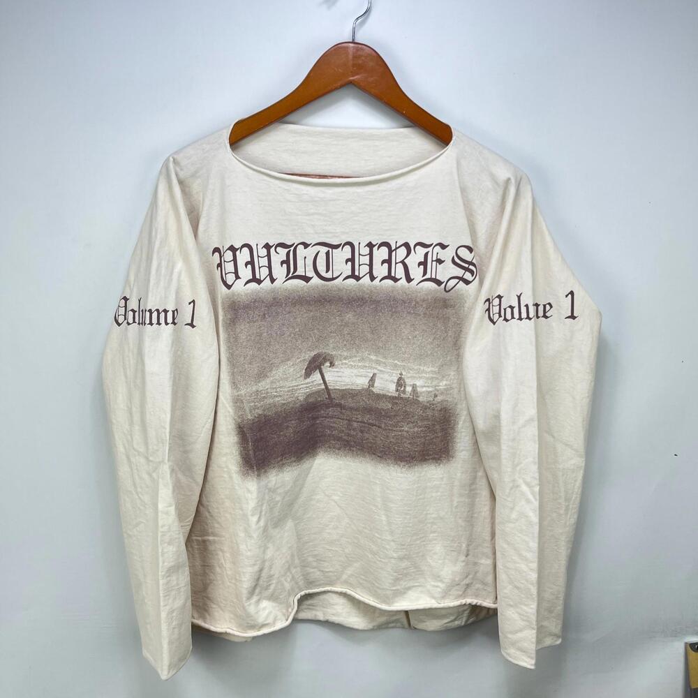 Kanye West x Yeezy Gosha Vultures Long Sleeve Shirt 1 Size - Picture 1 of 9